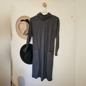 Roolee Gray Long Sleeve Dress